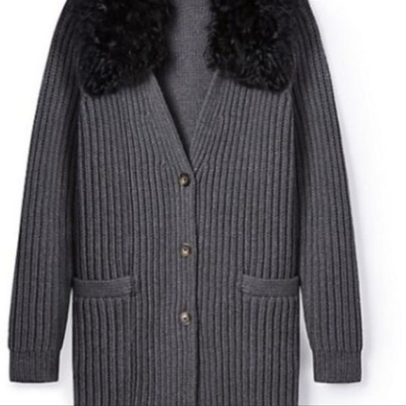 Tory Burch cardigan coat - Picture 2 of 8